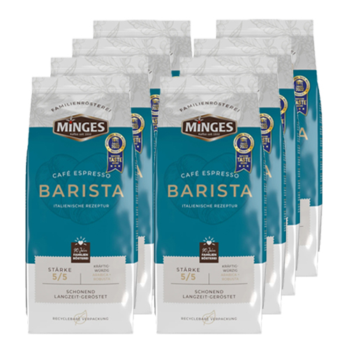 Minges - Espresso Barista Bonen - 8x 1kg Top Merken Winkel